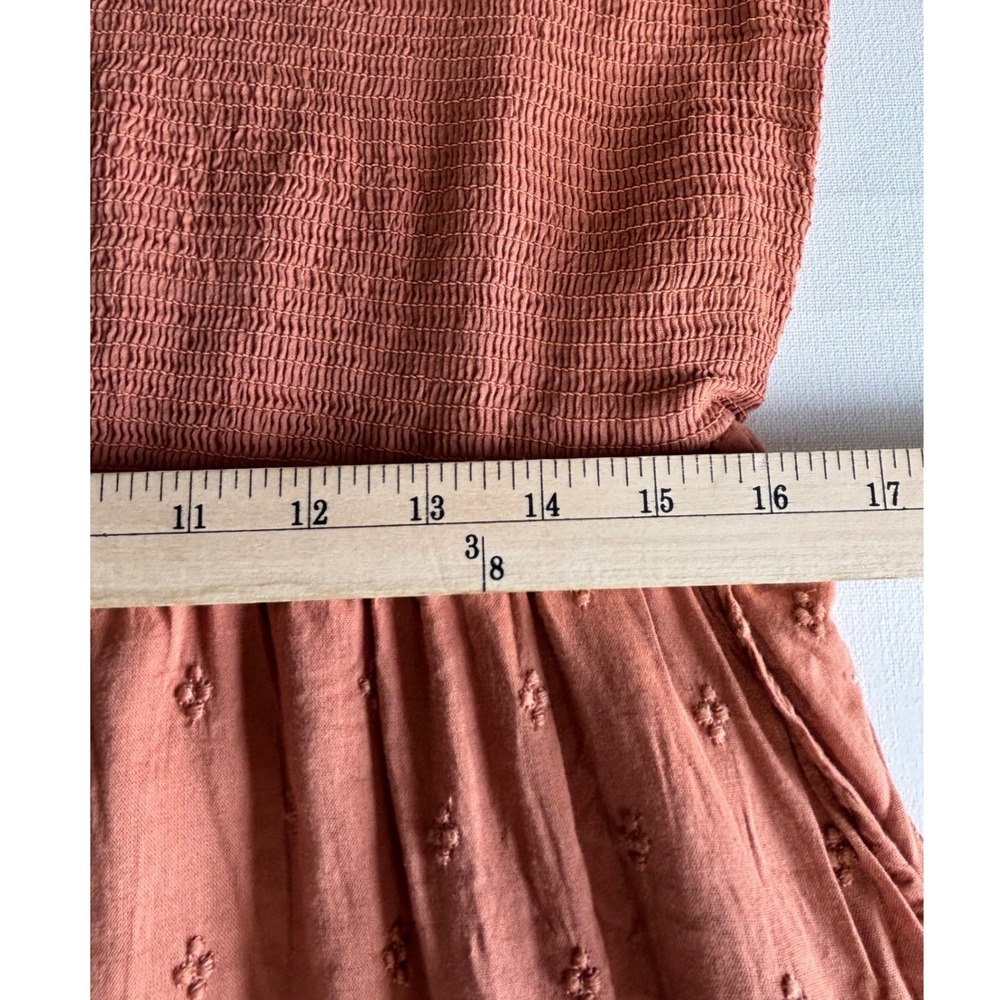 Old Navy Waist Defined Swiss Dot Midi Dress Xl Puff Sleeve Cottagecore Prairie - Picture 10 of 15